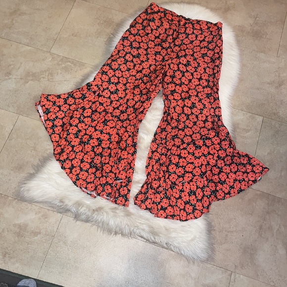 Ett:twa by Anthropologie Floral Wide Pants - Picture 4 of 10